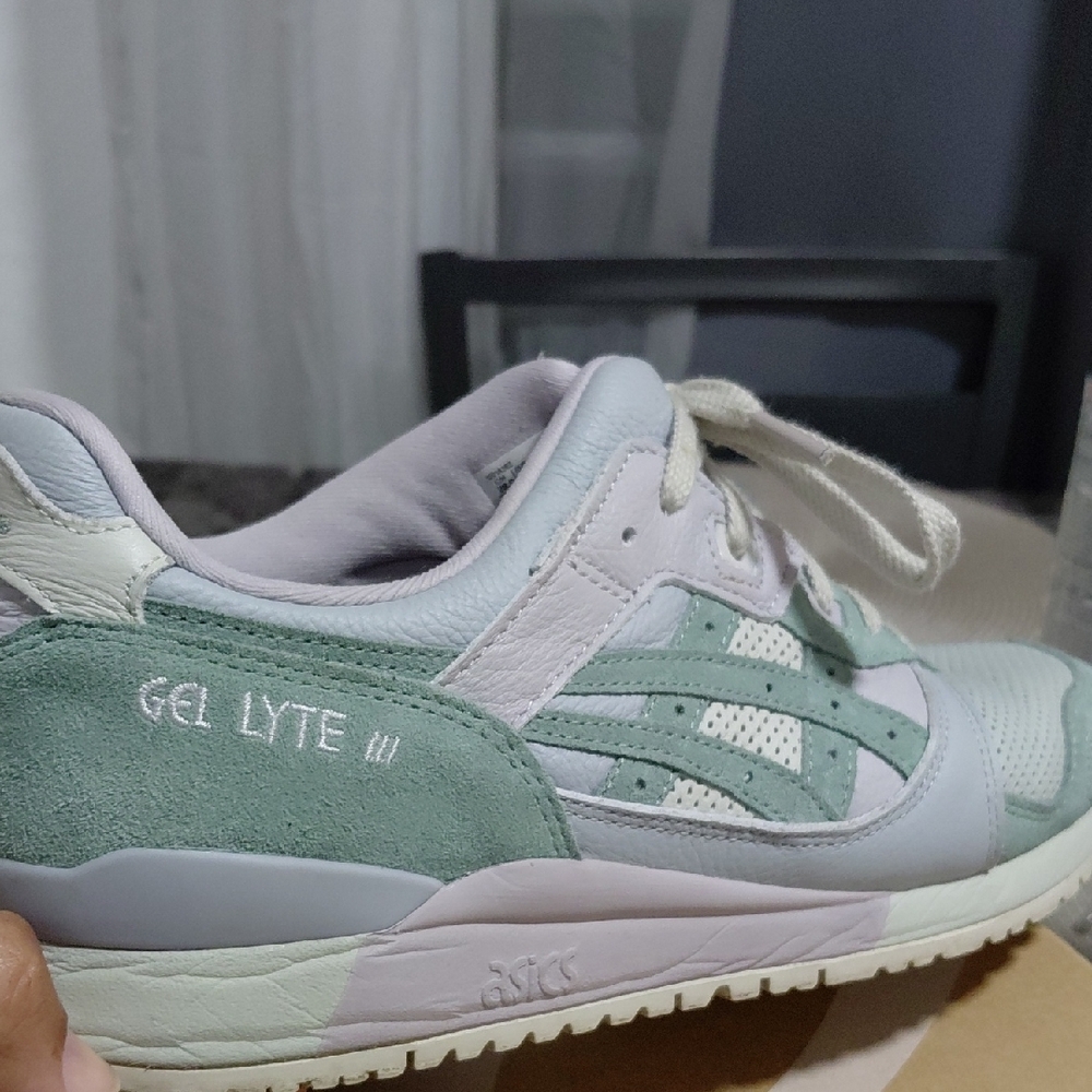 ASICS Gel-Lyte III OG in Light Sage and Slate Grey - Picture 13 of 16